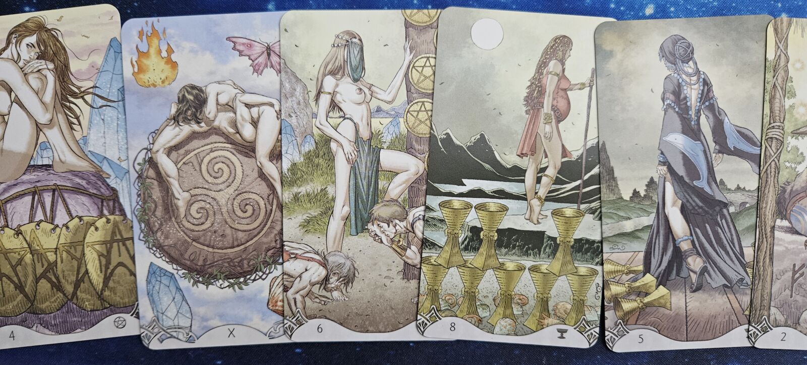 Erotic tarot cards